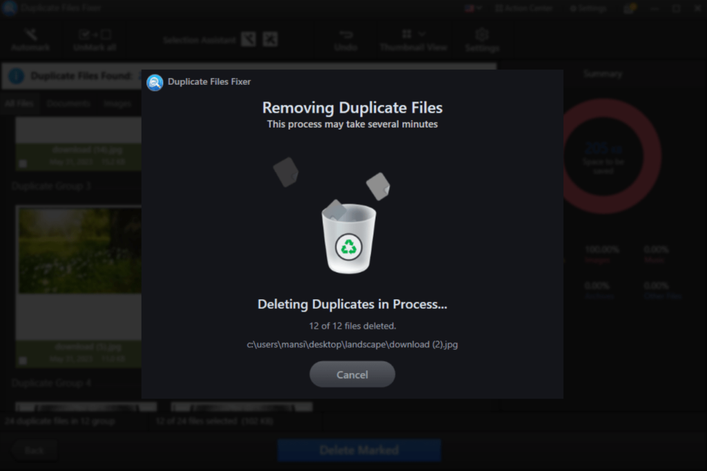 Removing duplicates