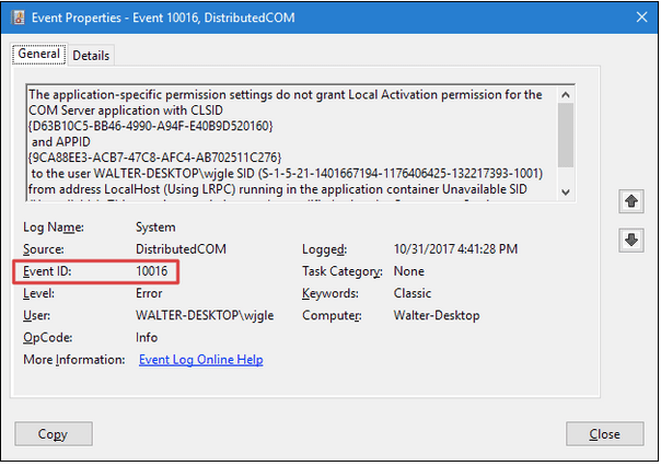 Windows Event Viewer