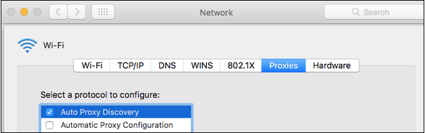 selecting the network name