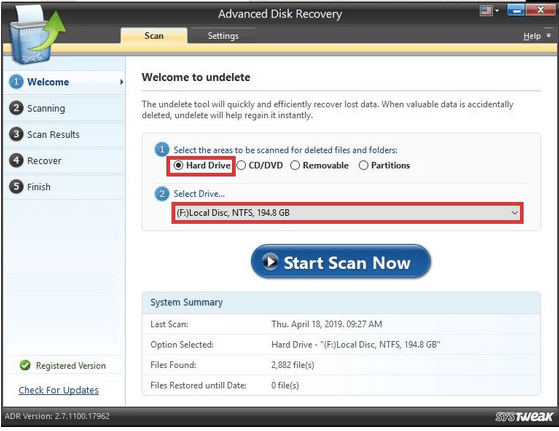 Advanced Disk Recovery