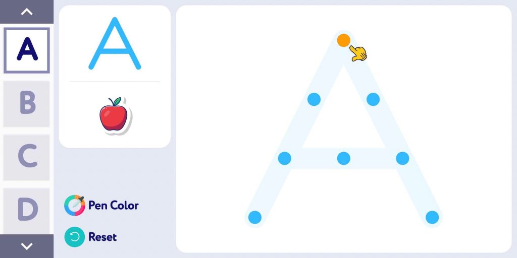 Letter Practice ABCD app