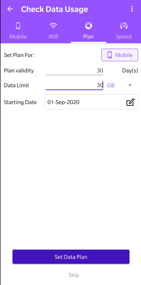 Starting Date