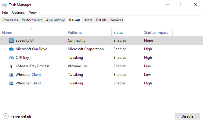 host process for setting synchronization