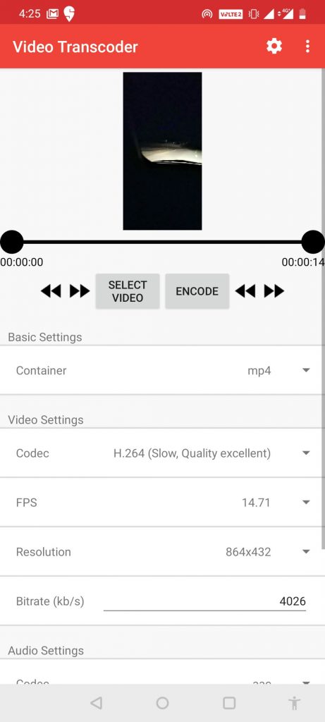 Video compressor app