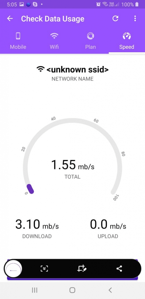 check data usage