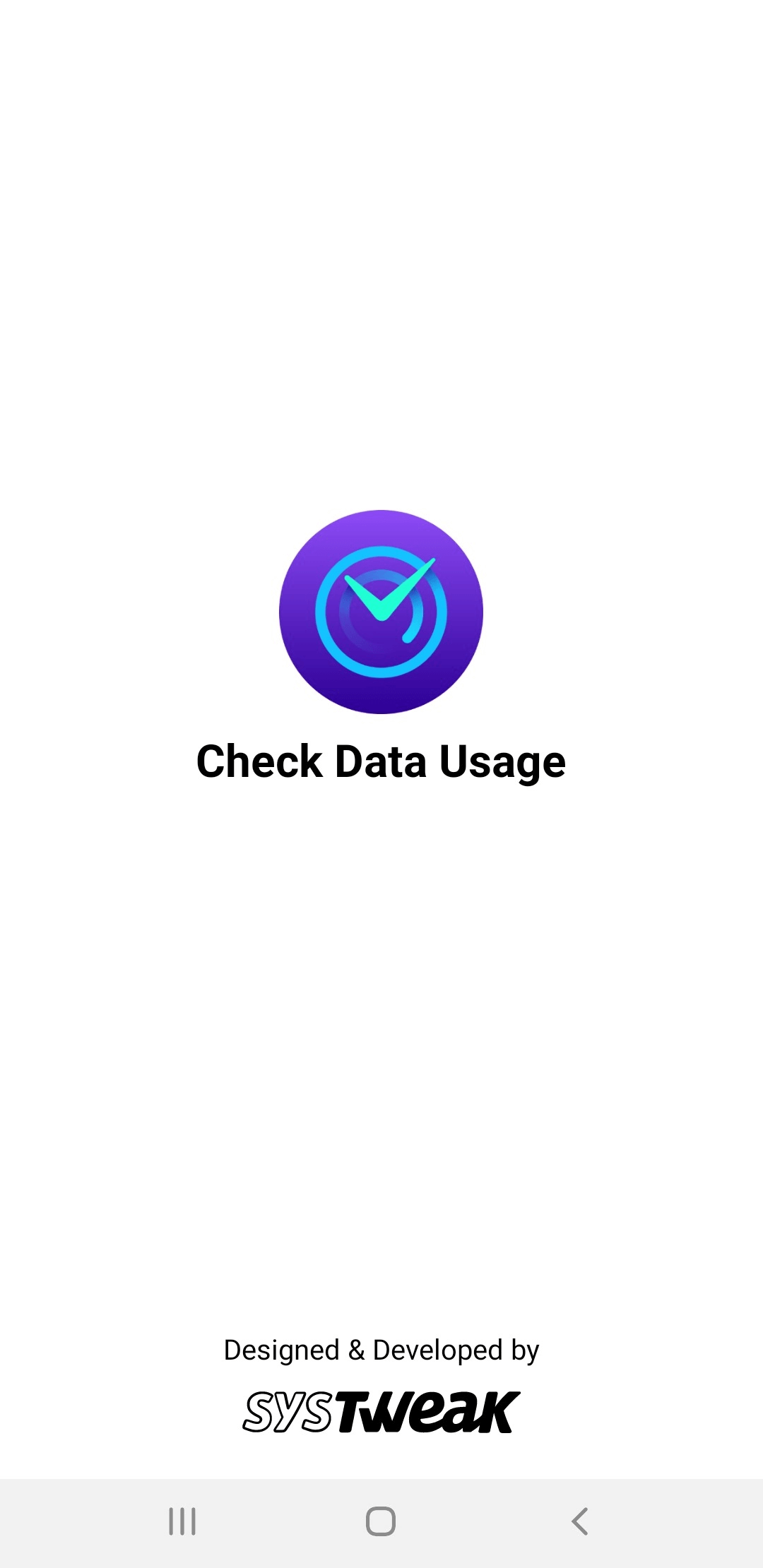 check your data usage