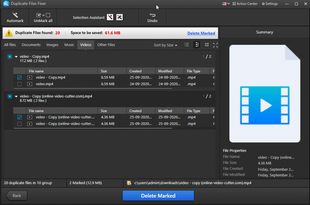 Duplicate Files Fixer