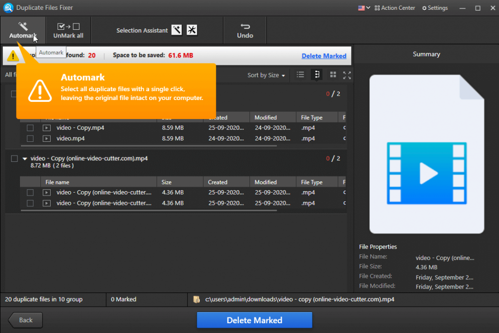 Find Duplicate Videos On Windows