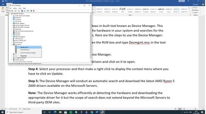 device manager