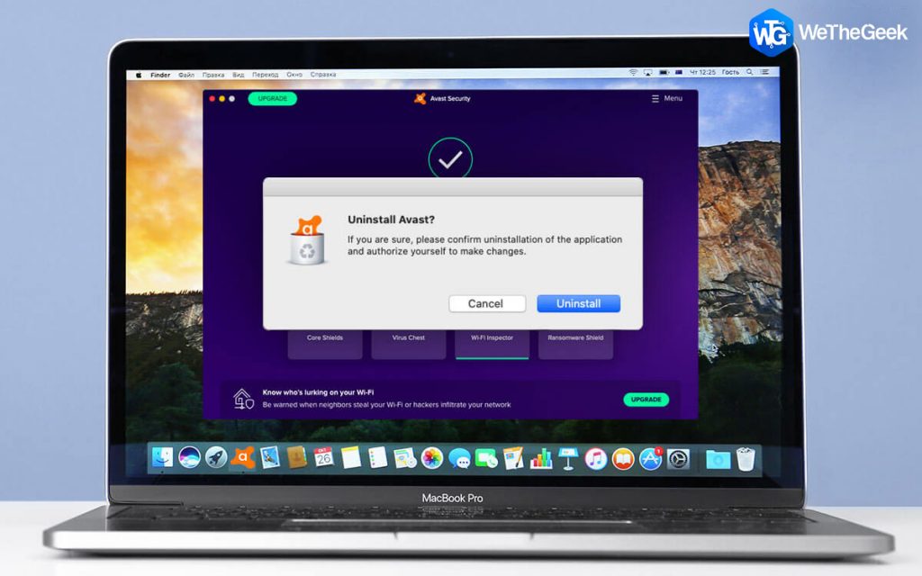 remove avast from mac completely
