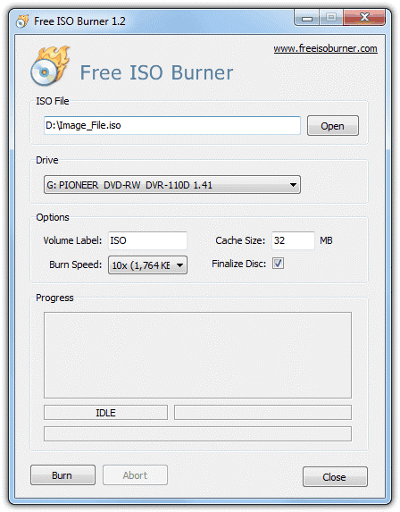 ISO creator for Windows