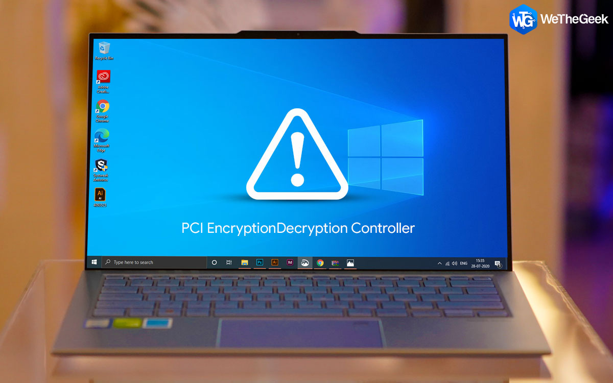 pci encryption decryption controller windows 10