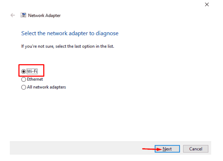 Network Error 0x800704cf
