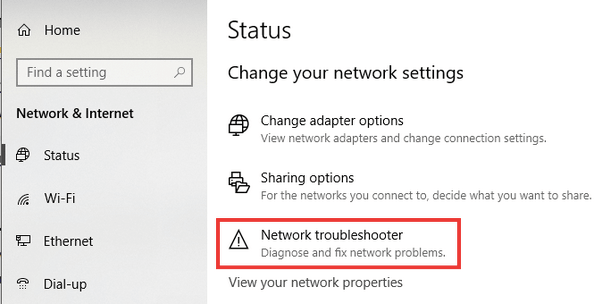 Network Troubleshooter
