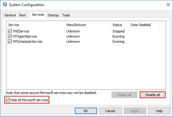 configuration registry database corrupt windows 10