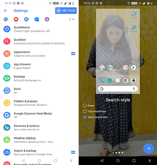 action launcher