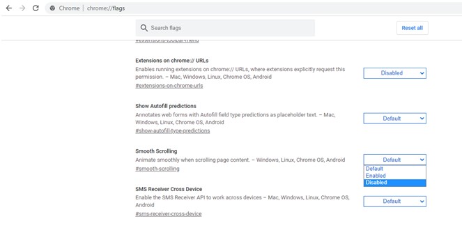 address bar