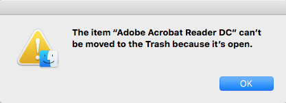 how to uninstall adobe acrobat dc trial