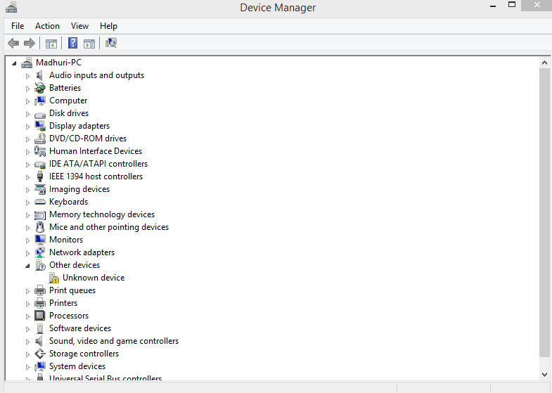 device manager