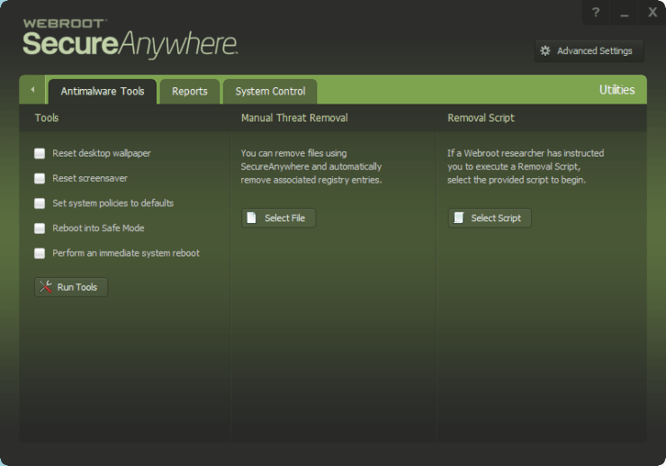 Webroot SecureAnywhere