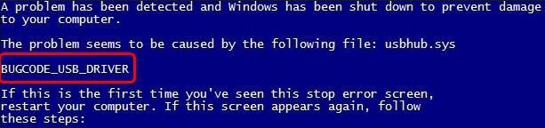Bugcode usb driver windows 7 как исправить