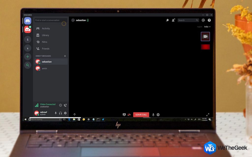 how to fix black screen while screen sharing discord