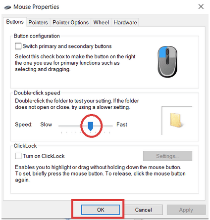 mouse double clicks windows 10 fix