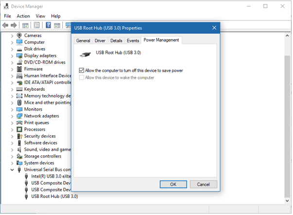 Adjust Power Management Settings