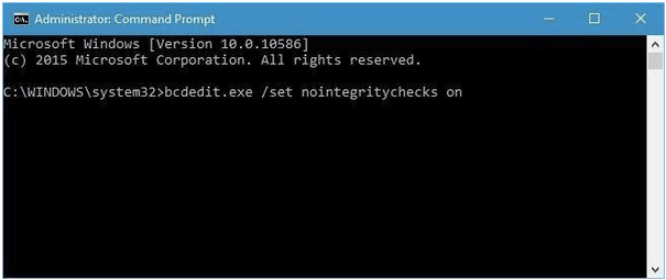 From the Command Prompt window
