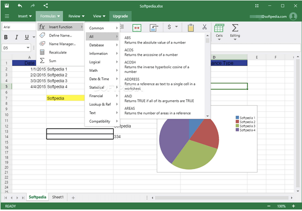 opening excel files on with officesuite pro