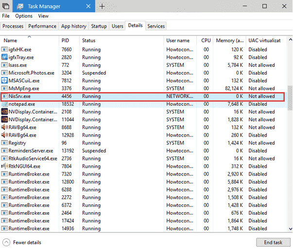 What Is NisSrv.exe