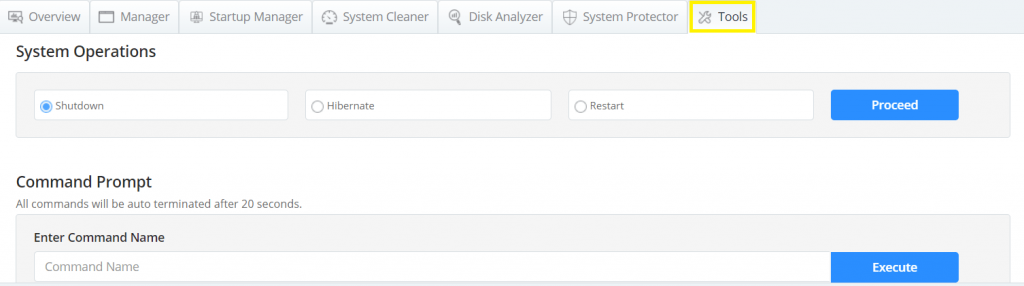 Cloud Tuneup Pro Command