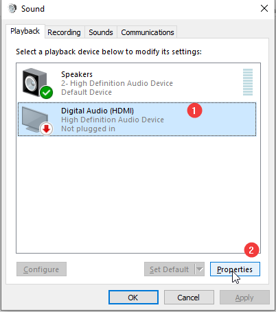 Audio Render Error