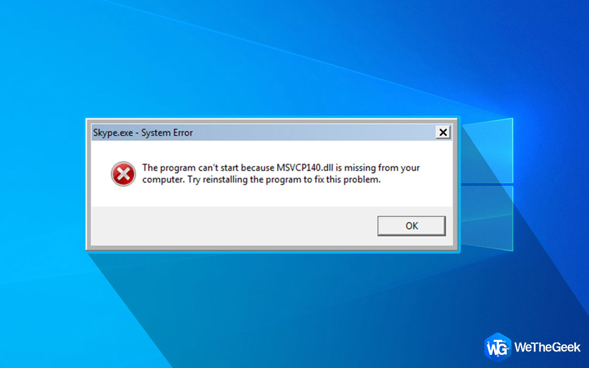 How To Fix MSVCP140.dll Missing On Windows 10