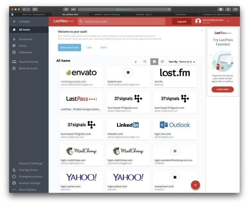 LastPass - Best Free Password Manager