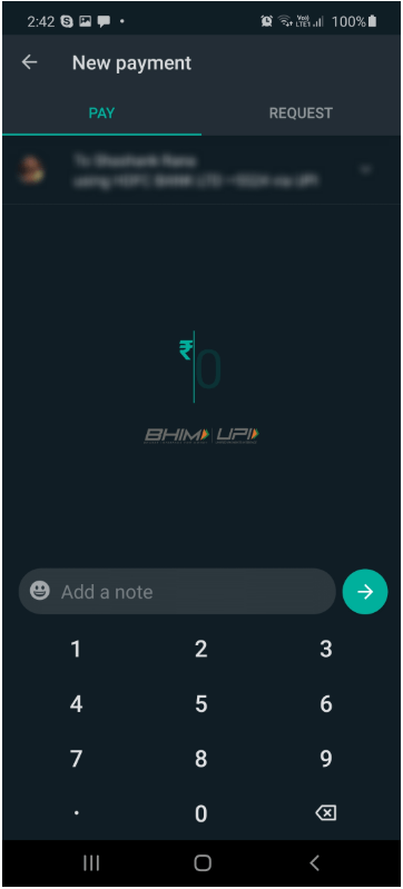 WhatsApp Pay to Send Money
