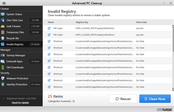 Registry