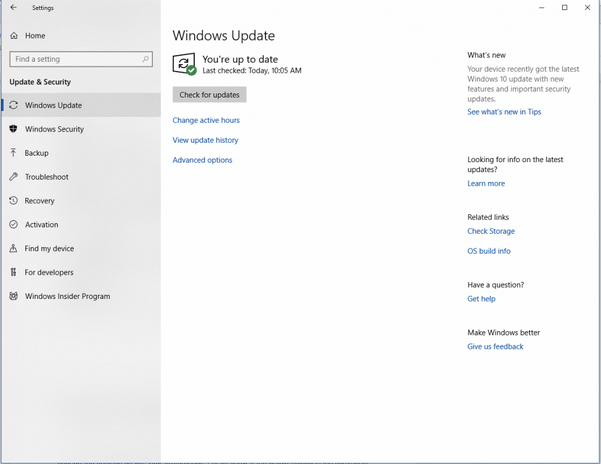 Install Windows 10 Updates 
