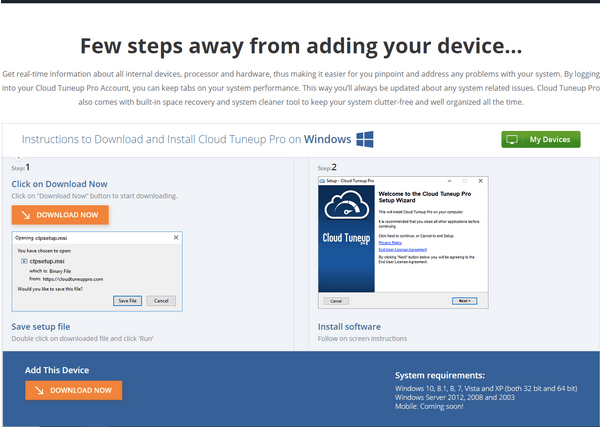 Download Now button