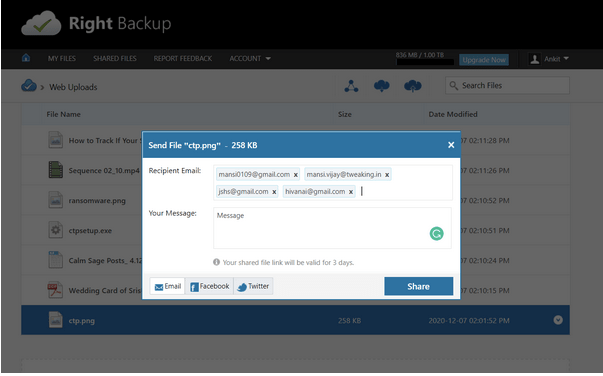 Share Large Files