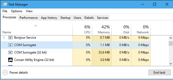 COM Surrogate Virus on Windows 10