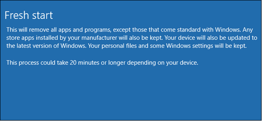 Reinstall Windows