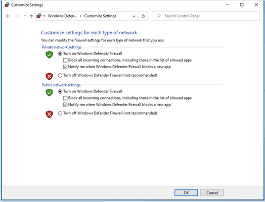Turn Off Antivirus & Windows Defender