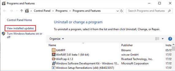 Reinstall Windows Update
