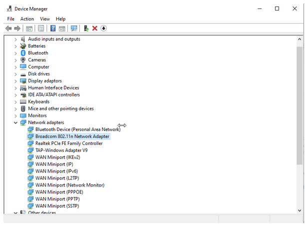 Windows 10 network connection errors