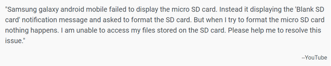 SD Card Is Blank Or Has Unsupported File System