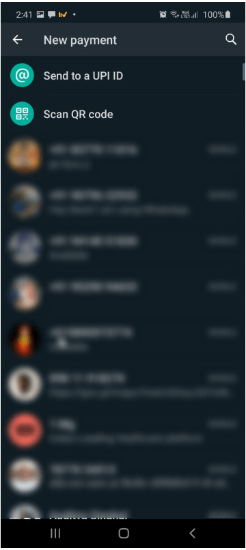 Whatsapp money