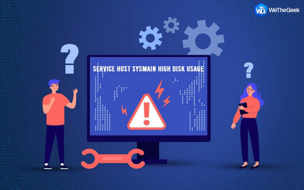 service host sysmain high disk usage