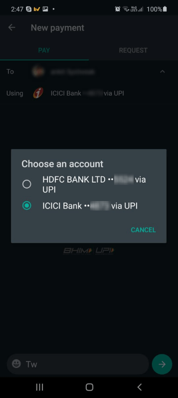 Whatsapp Pay Accounts