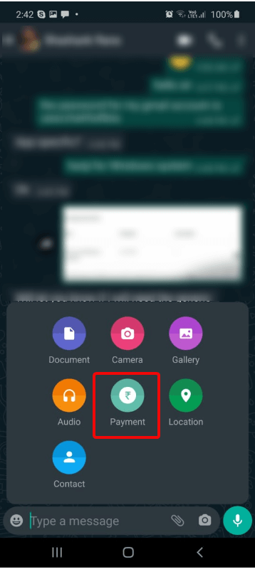WhatsApp Pay to Send and Receive Money
